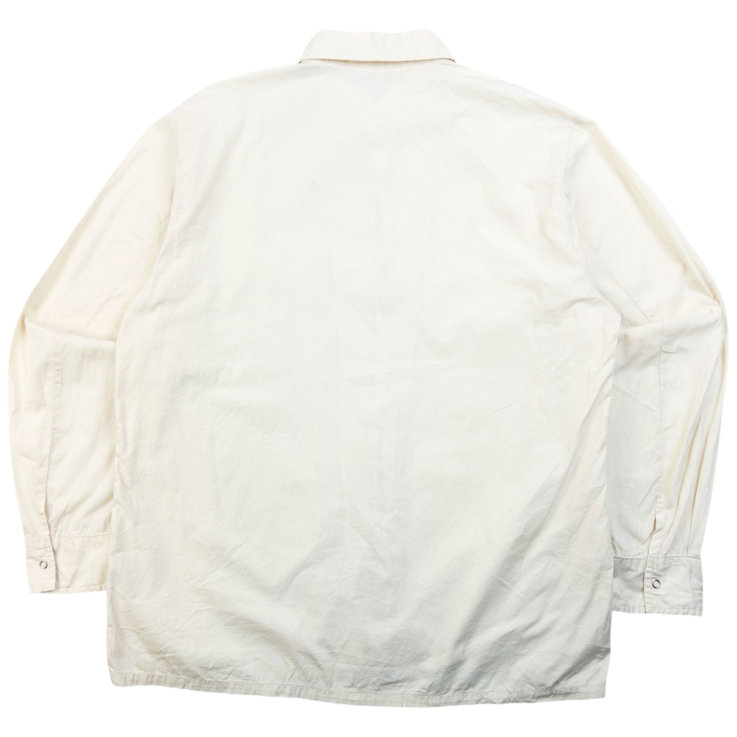 Vintage 2000 CP Company Long Sleeve Zip Up Shirt Size M | Medium, Cream