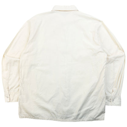 Vintage 2000 CP Company Long Sleeve Zip Up Shirt Size M | Medium, Cream