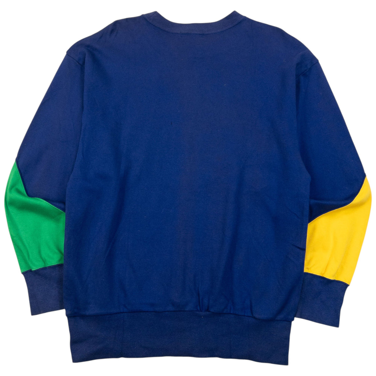 Vintage 80s YSL Yves Saint Laurent Colour Block Sweatshirt Womens Size S | Small, Blue