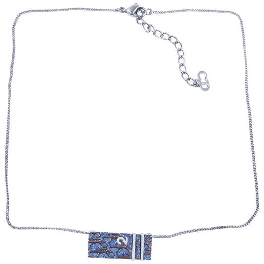 Vintage Dior Monogram Number Necklace