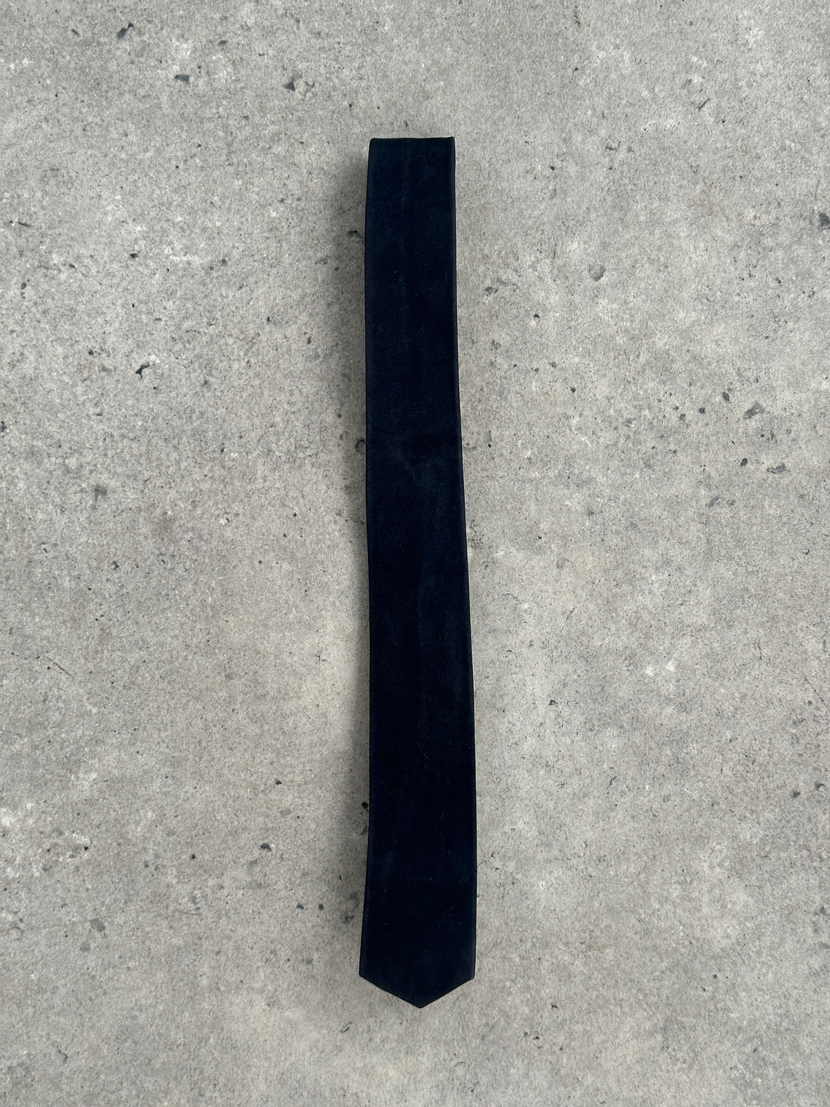 Vintage 1990s Suede Skinny Tie