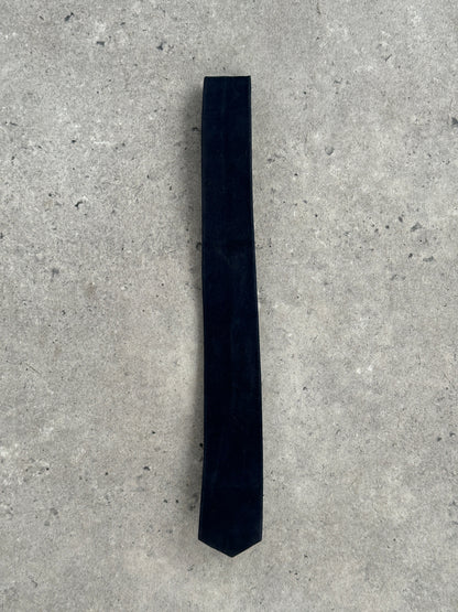 Vintage 1990s Suede Skinny Tie