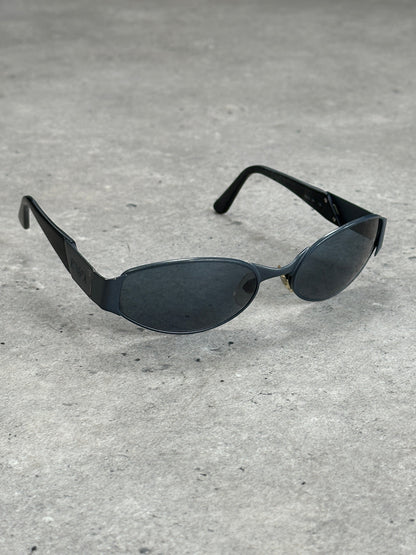 Emporio Armani 1990s Oval Logo Sunglasses