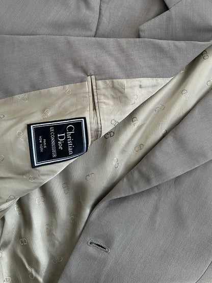 Christian Dior 1990s Pure Wool Single Breasted Blazer - L