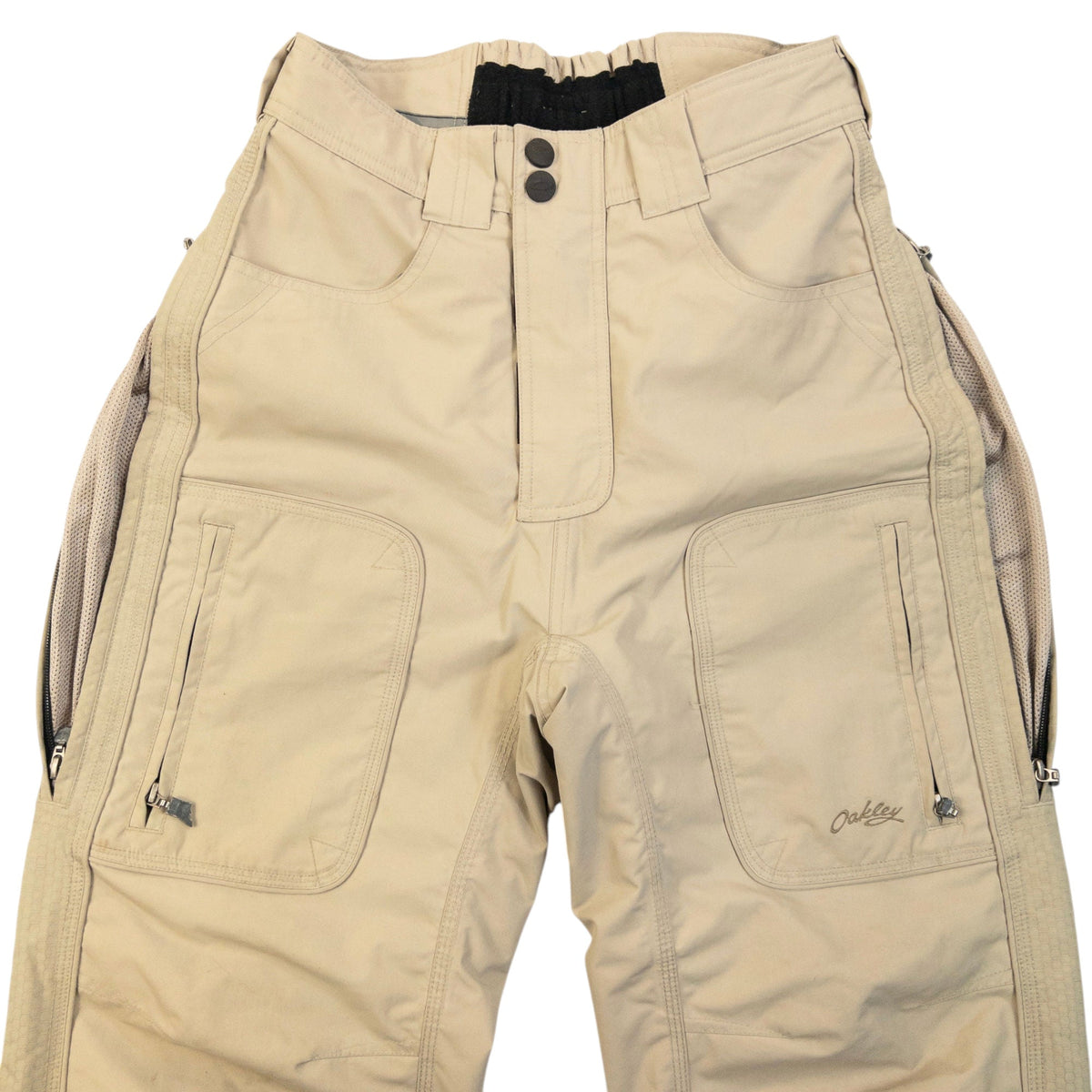 Vintage 2000s Oakley Snowboarding Trousers Size S | Small, Beige