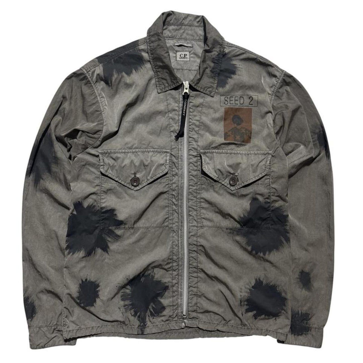 CP Company Seed Nylon Overshirt | Medium, Grey
