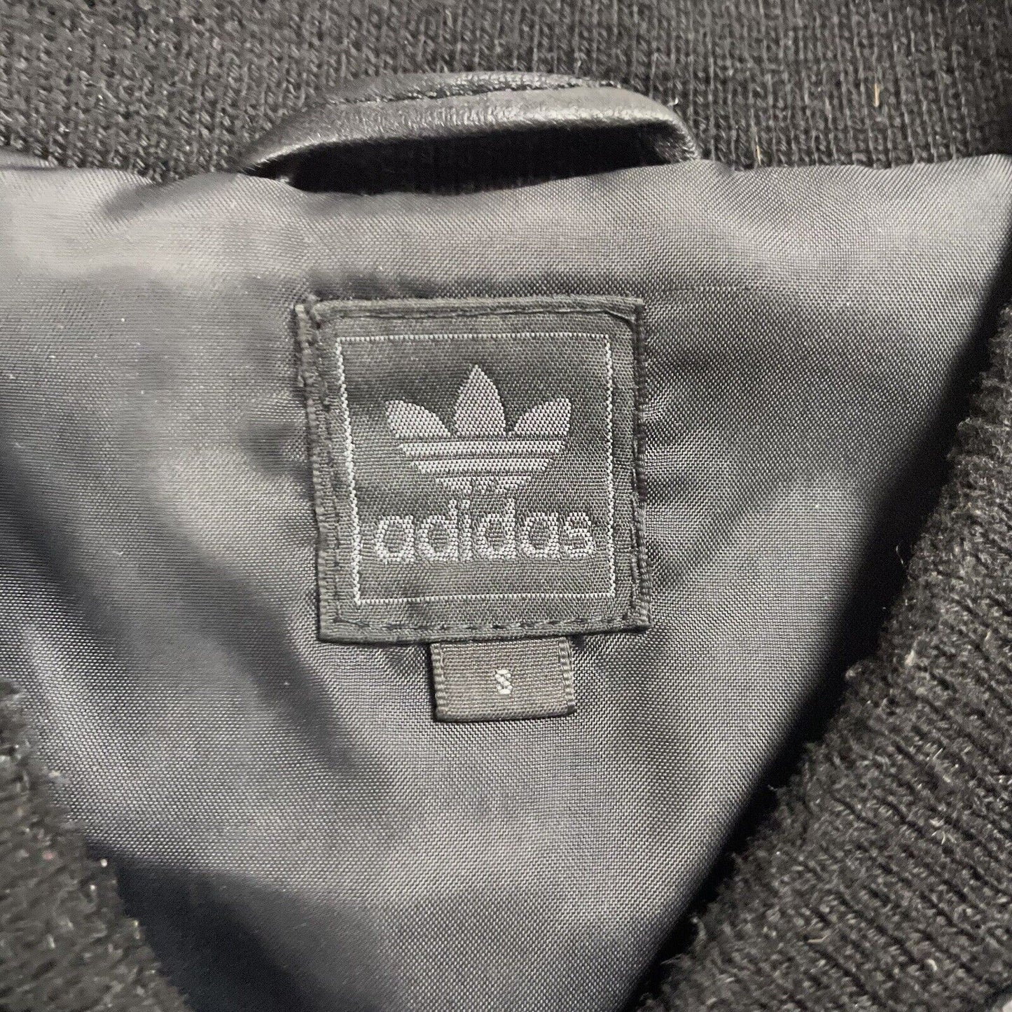 Vintage Adidas Originals A-15 Leather Jacket, Size Small | Small, Multicoloured