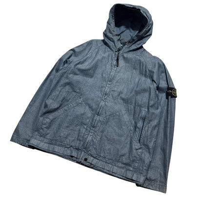 Stone Island Lino Watro Tela Jacket | XXXL, Light Blue