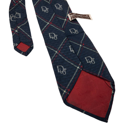 Vintage Dior Monogram Silk Tie