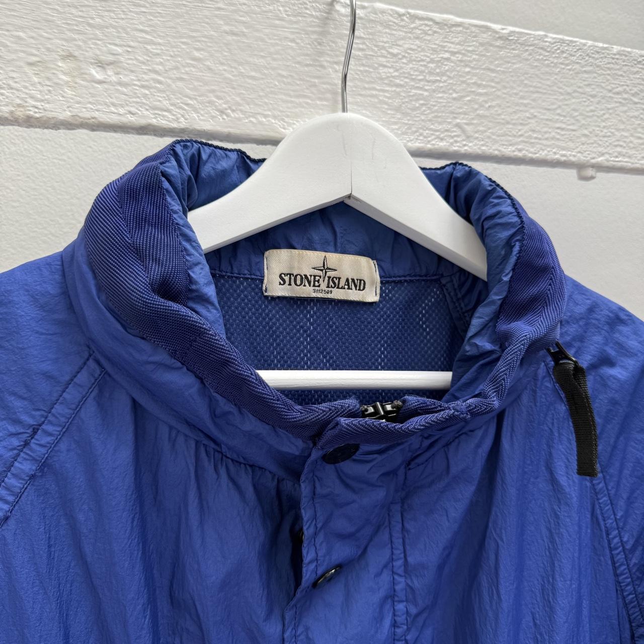 Stone Island Membrana TC Windbreaker Jacket (L) | Large, Blue