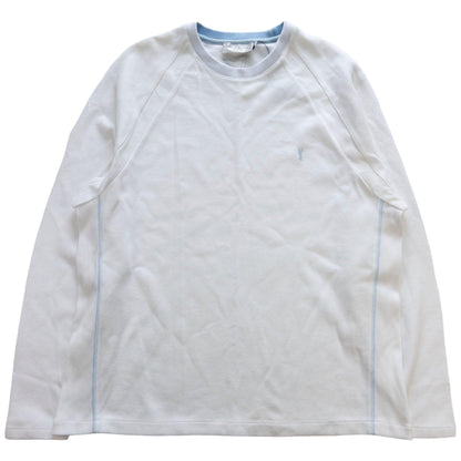 Vintage YSL Yves Saint Laurent Ribbed Sweatshirt Size XL