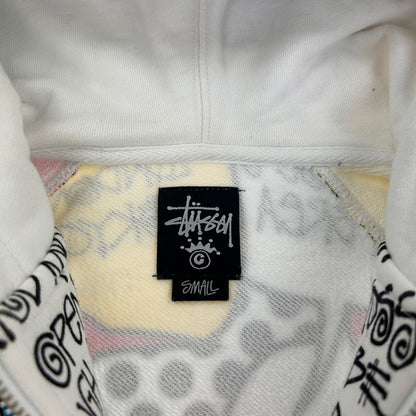 Vintage Stussy Speech Bubble Hoodie Size S