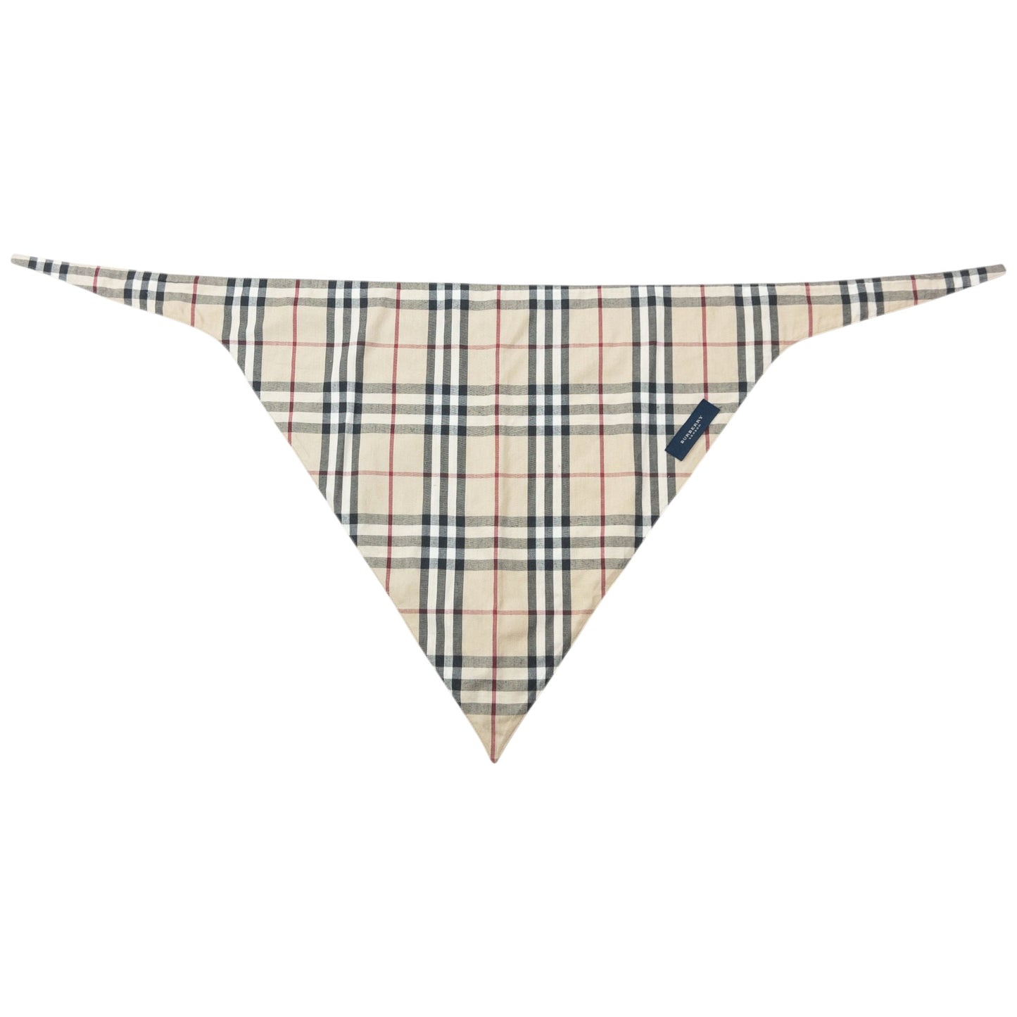 Vintage 2000s Burberry Nova Check Bandana | O/S, Beige