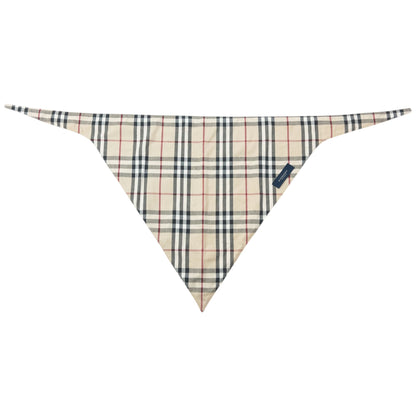 Vintage 2000s Burberry Nova Check Bandana | O/S, Beige