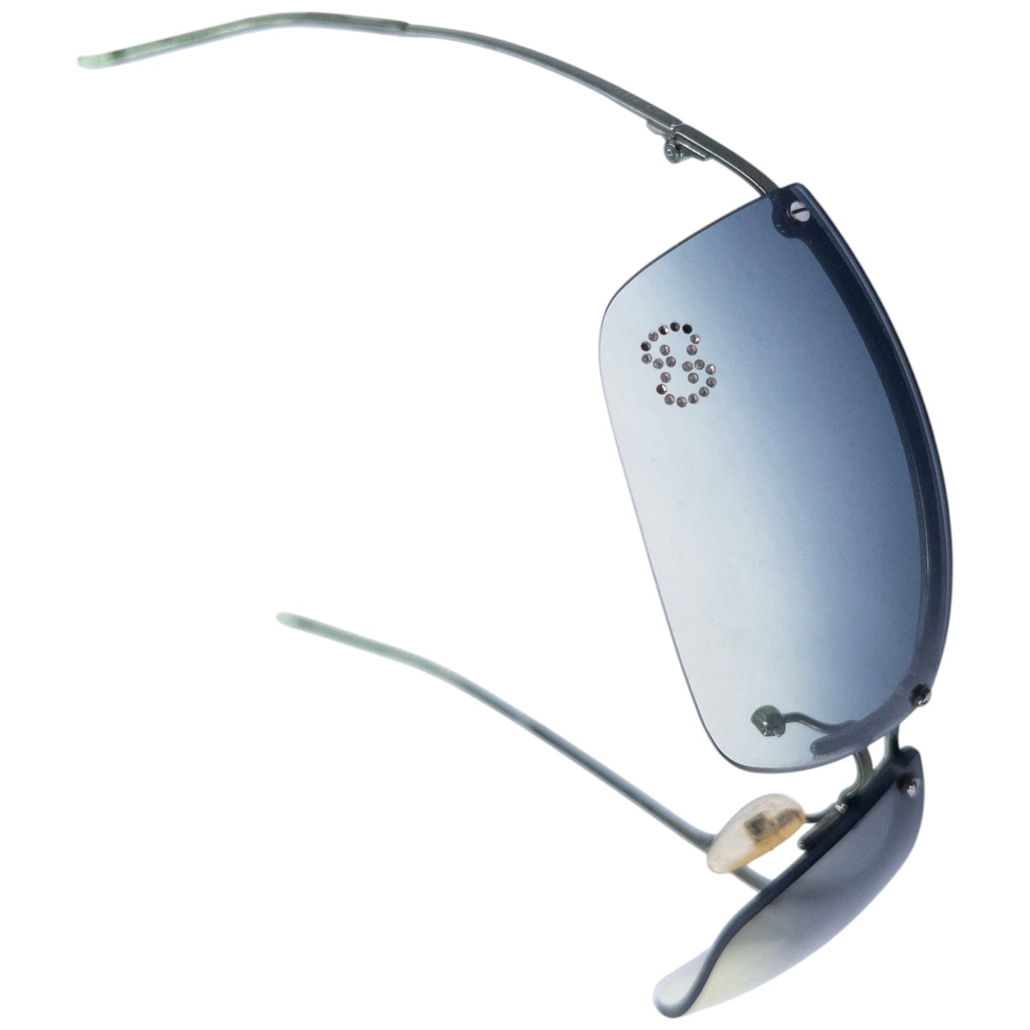 Vintage Gucci Diamonte Rimless Sunglasses