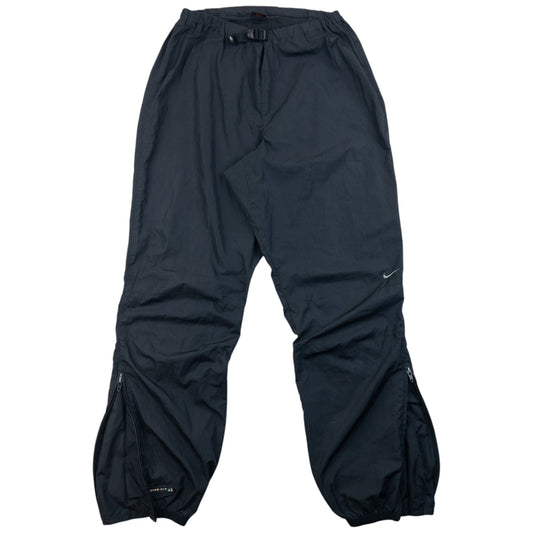 Vintage 2000s Nike ACG Packable Tracksuit Bottoms Size L | Large, Black