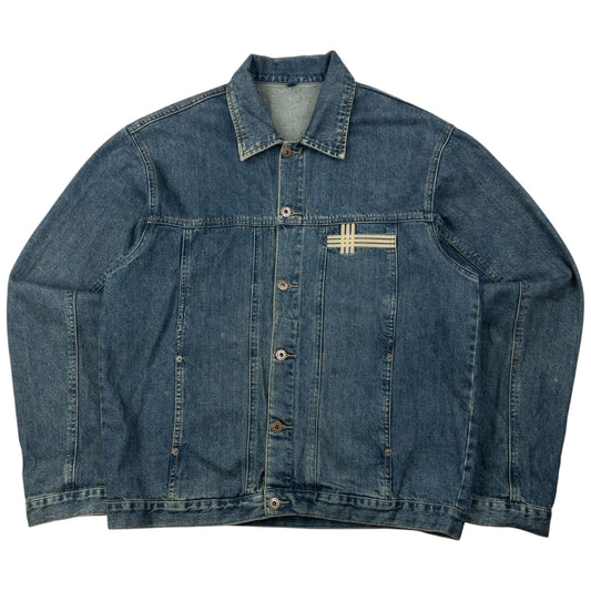 Vintage 2000s Burberry Button Up Denim Jacket Size L | Large, Multicoloured