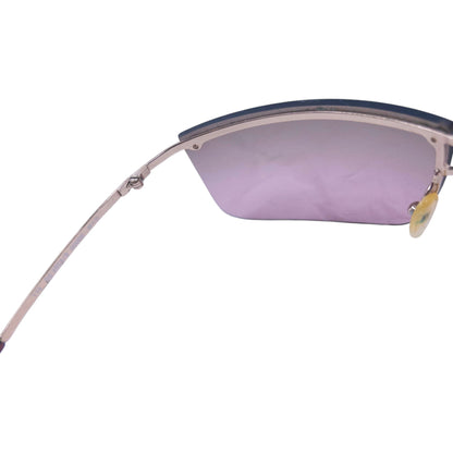 Vintage 2000s Gucci Rimless Sunglasses | O/S, Purple Gradient