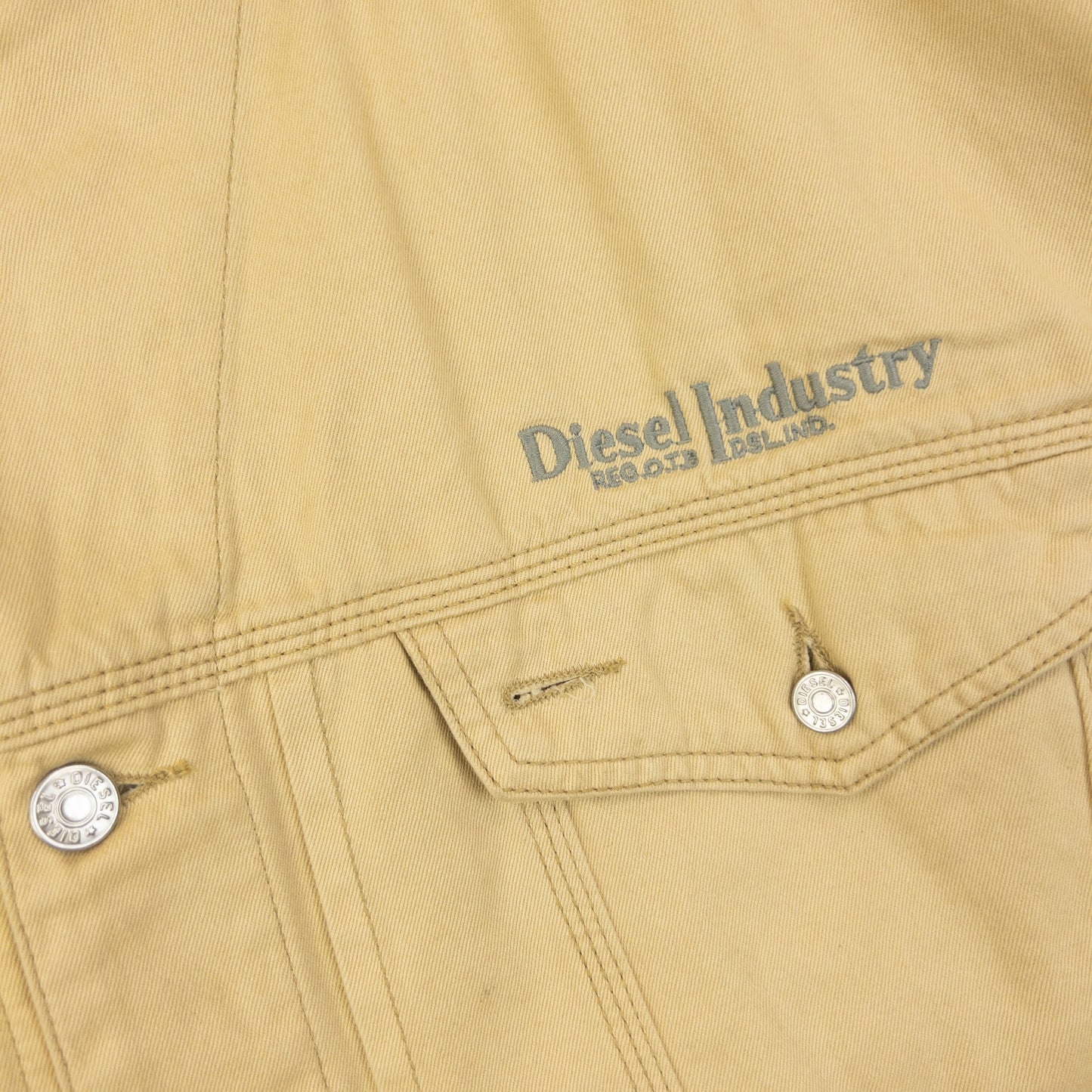 Vintage Diesel Industry Button Up Jacket Size XXL | XXL, Beige