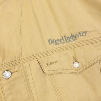 Vintage Diesel Industry Button Up Jacket Size XXL | XXL, Beige