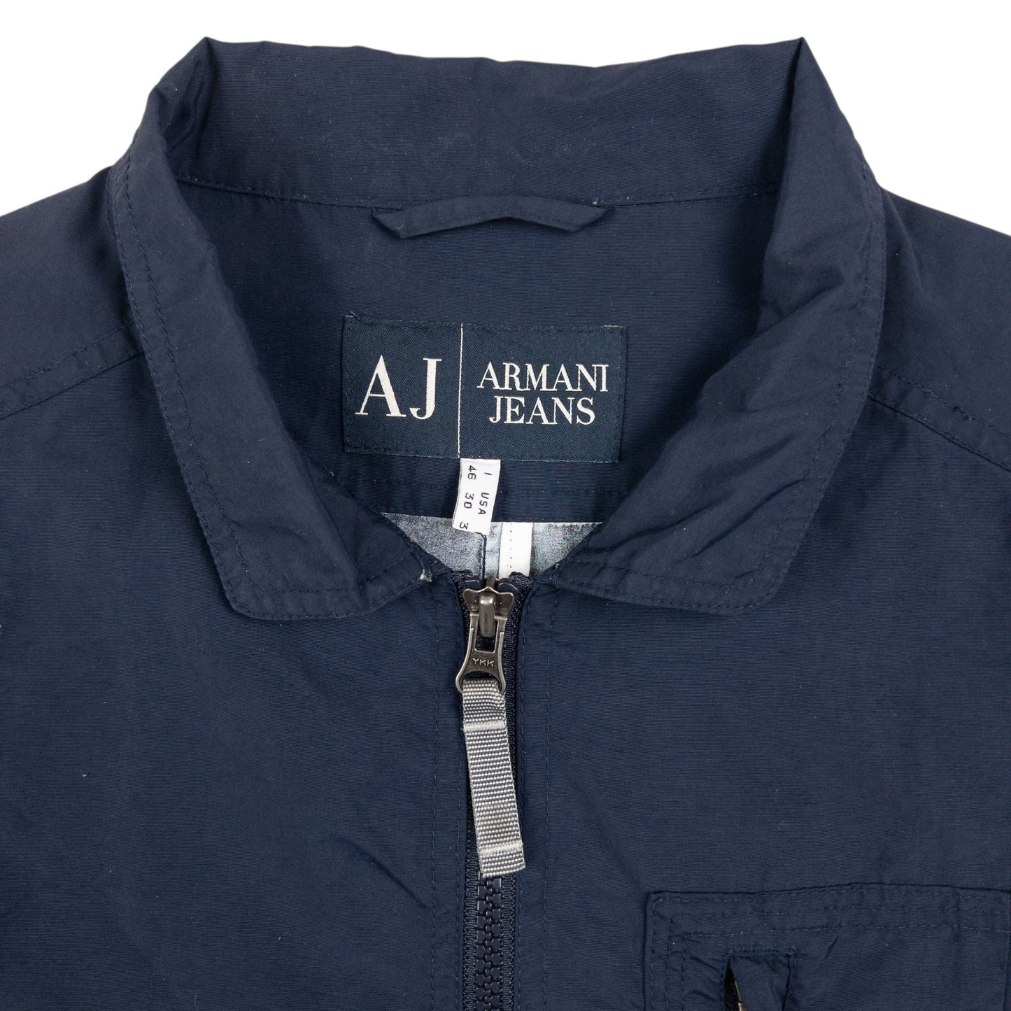 Vintage Armani Jeans Zip Up Jacket Size S
