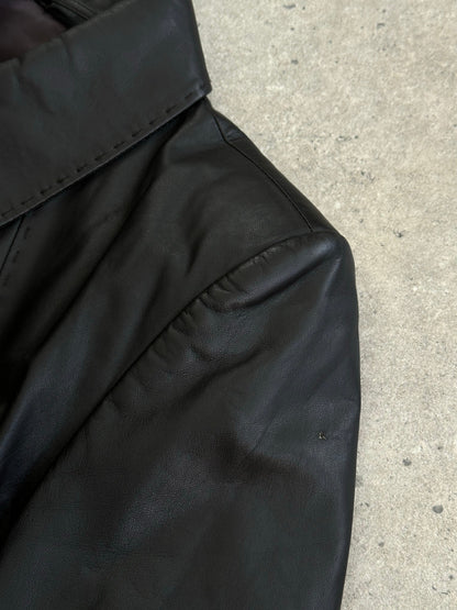 Vintage 1990s Leather Two Piece Set - S/W28