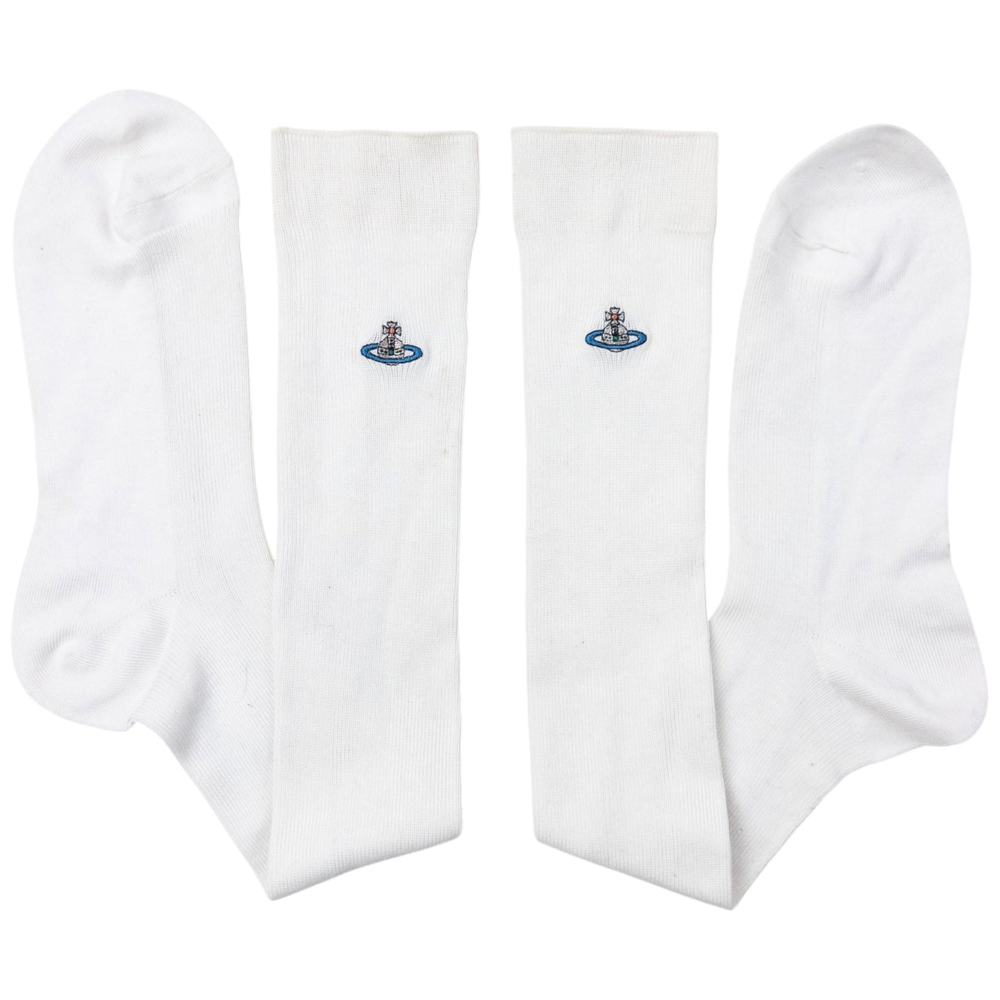 Vintage Vivienne Westwood Embroidered Orb Socks