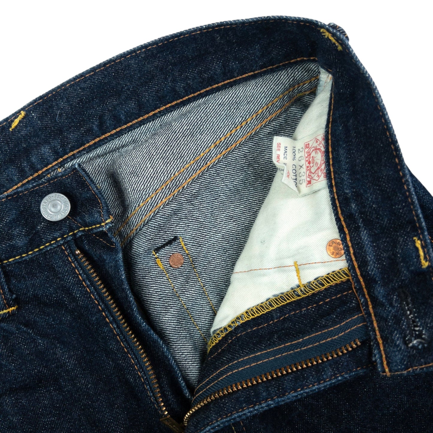 Vintage Evisu Double Gull Japanese Denim Jeans Size W25