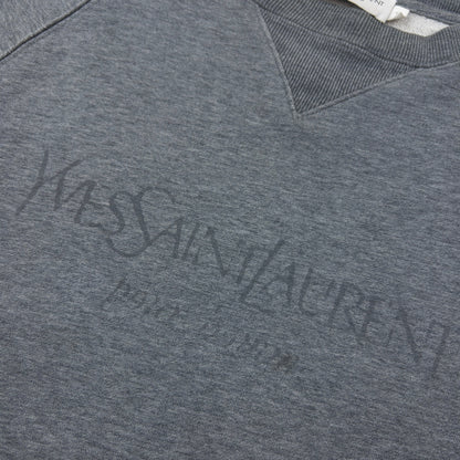 Vintage 2000s YSL Yves Saint Laurent Sweatshirt Size M | Medium, Grey