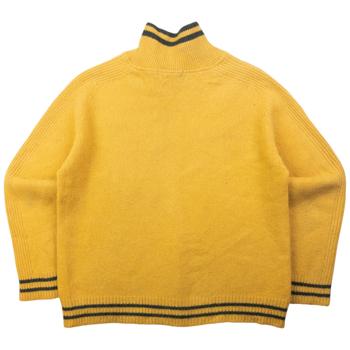 Vintage Burberry Q Zip Wool Jumper Womens Size S