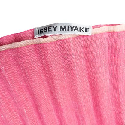 Vintage 90s Issey Miyake Pleated Scarf | O/S, Pink