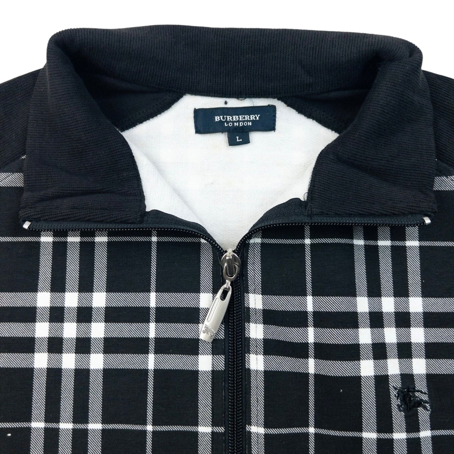 Vintage 2000s Burberry Nova Check Zip Up Sweatshirt Womens Size M | Medium, Multicoloured