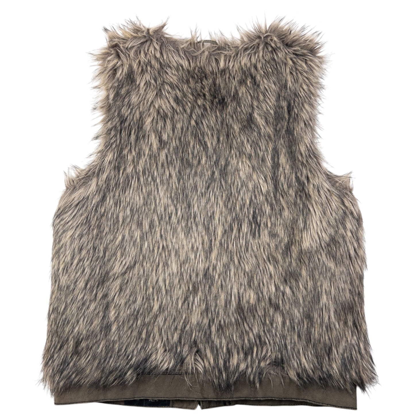 Vintage Armani Jeans Fur Gilet Womens Size S