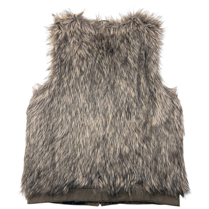 Vintage Armani Jeans Fur Gilet Womens Size S