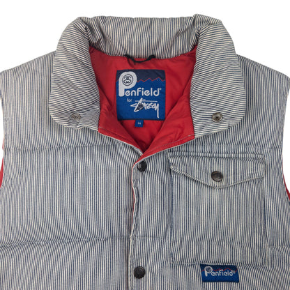 Vintage Stussy X Penfield Puffer Gilet Size S