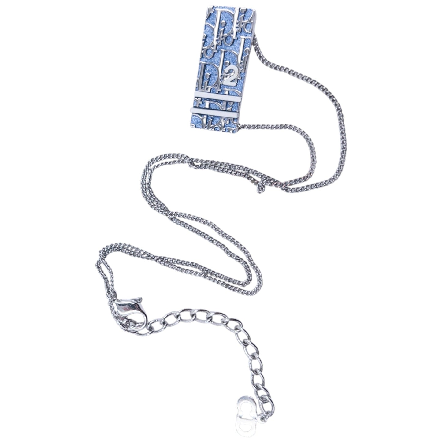 Vintage Dior Monogram Number Necklace