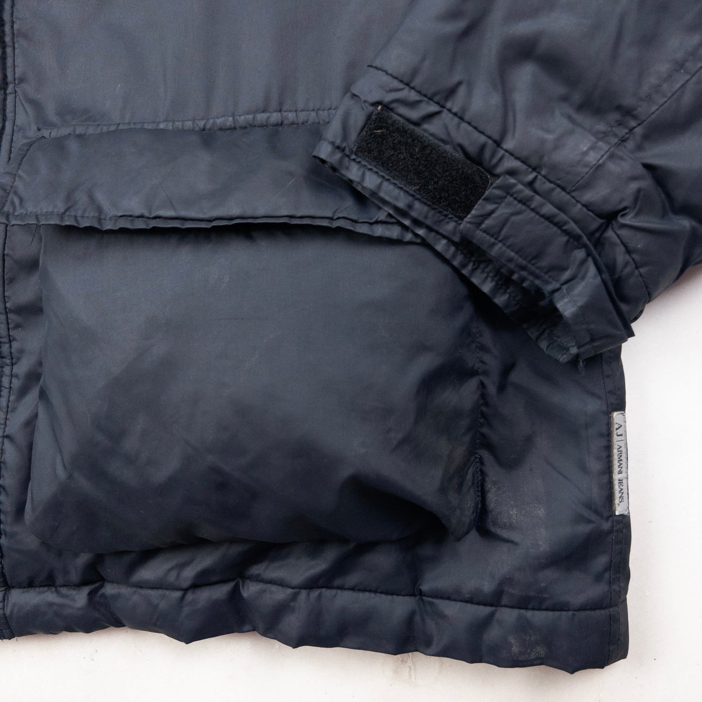 Vintage 2000s Armani Jeans Padded Cargo Jacket Size XL