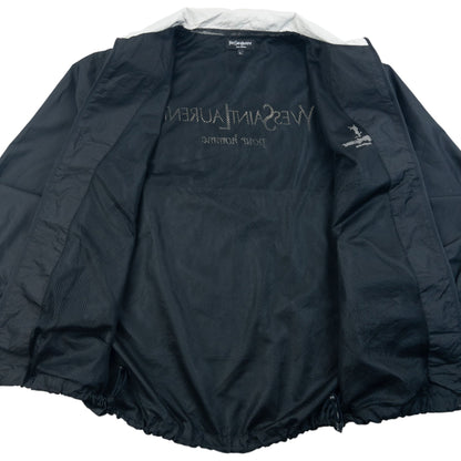 Vintage 90s YSL Yves Saint Laurent Zip Up Jacket Size M | Medium, Black