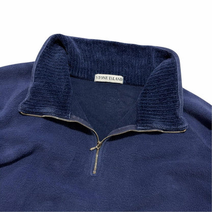 Stone Island 1992 Pullover Fleece Smock | XL, Navy