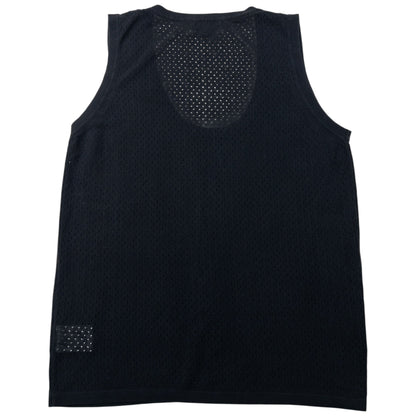 Vintage 2000s Burberry Mesh Vest Top Womens Size L | Large, Black