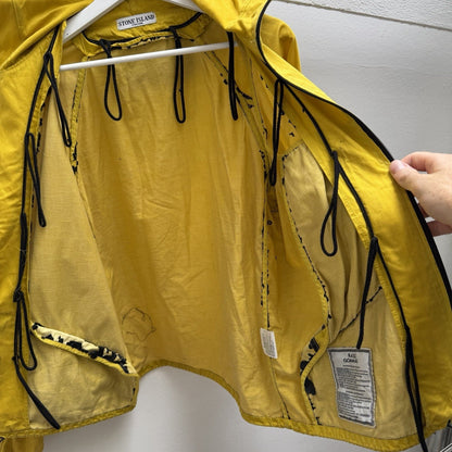 00’s Stone Island Raso Gommato Jacket (M) | Large, Yellow