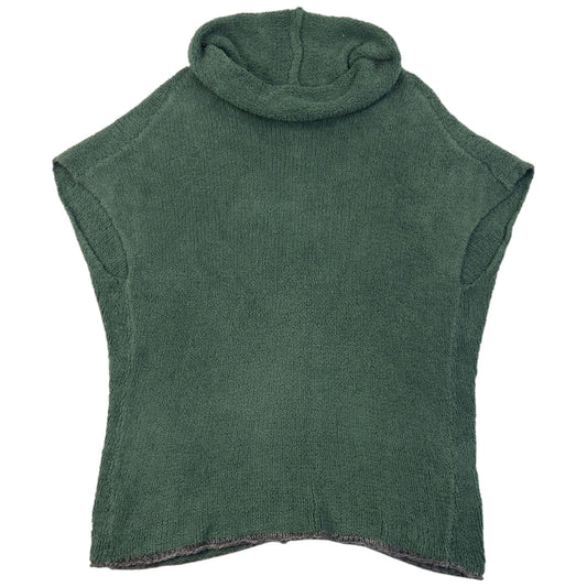 Vintage 90s Yohji Yamamoto Sleeveless Wool Jumper Size L | Large, Green