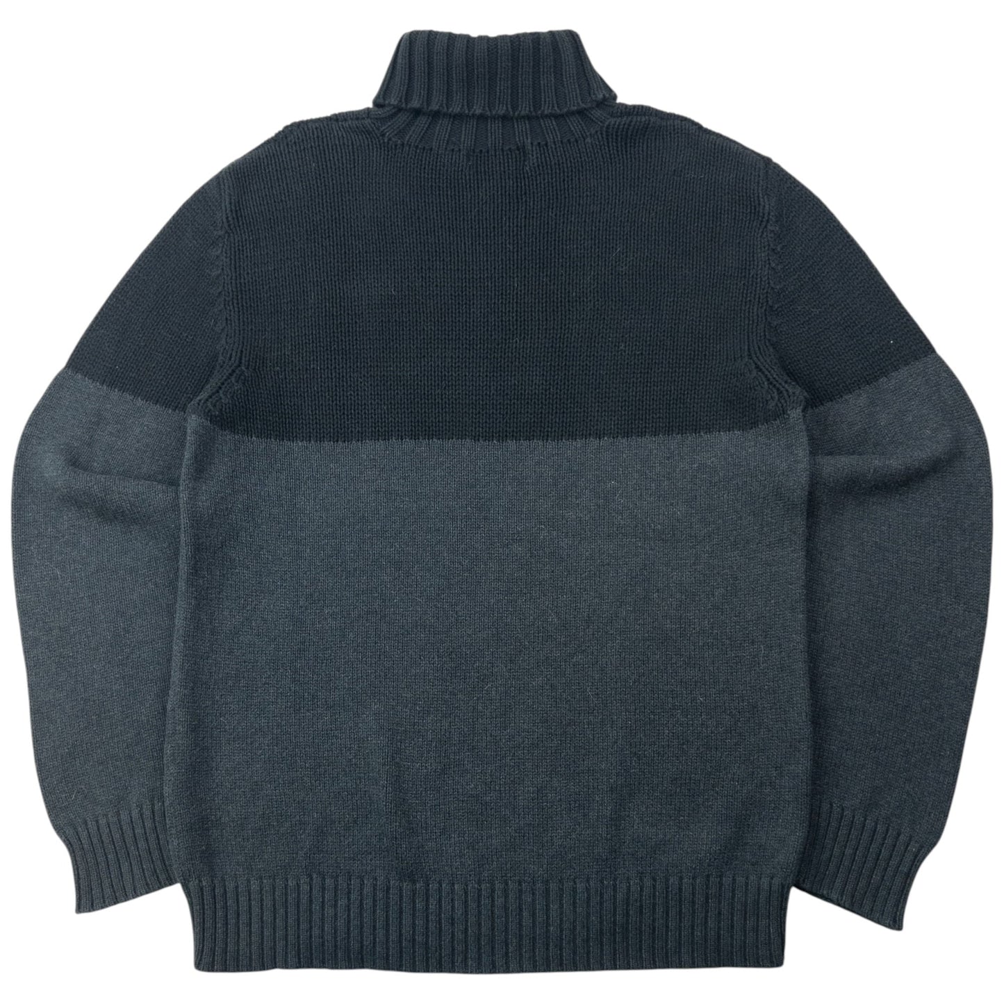 Vintage 2000s YSL Yves Saint Laurent Turtleneck Knit Jumper Size M | Medium, Multicoloured