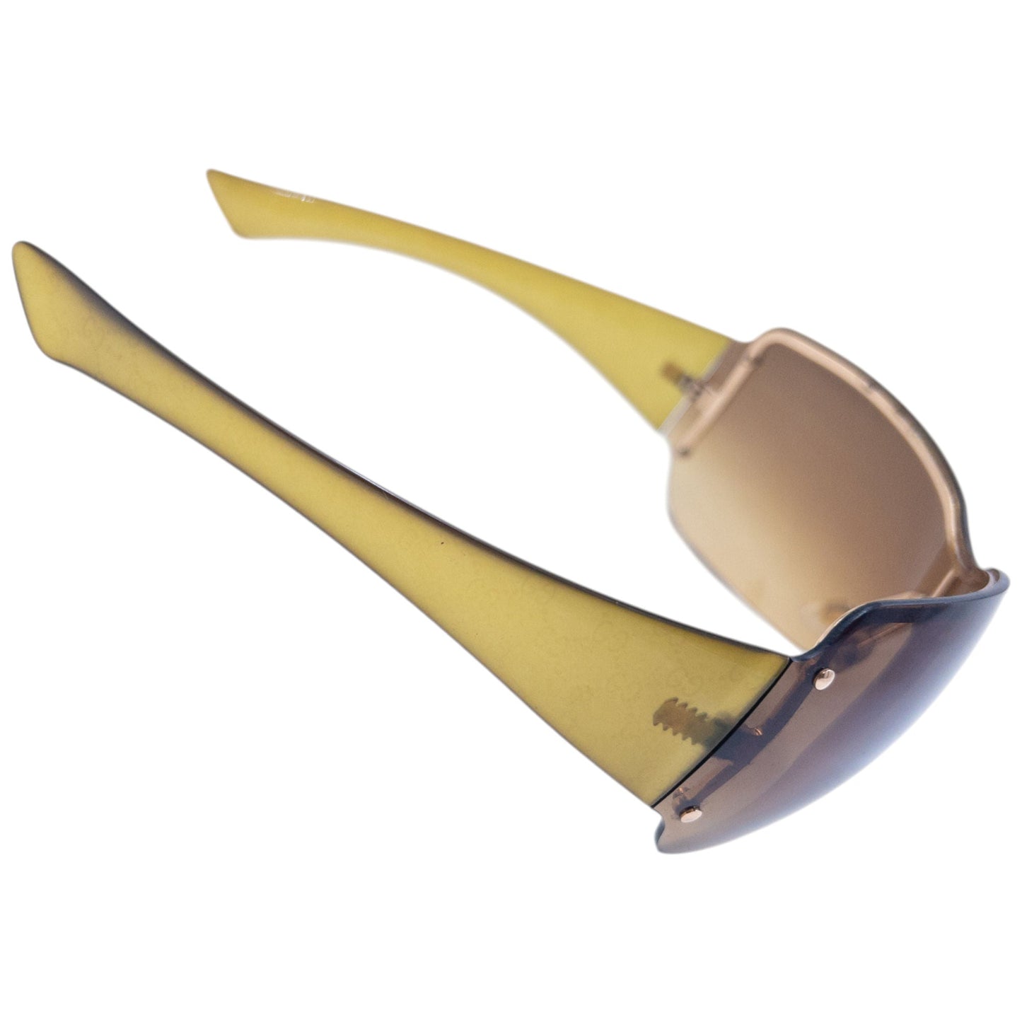 Vintage 2000s Gucci Monogram Sunglasses | O/S, Brown