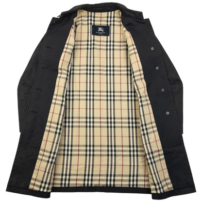 Vintage 2000s Burberry Nova Check Lined Jacket Womens Size M | Medium, Black