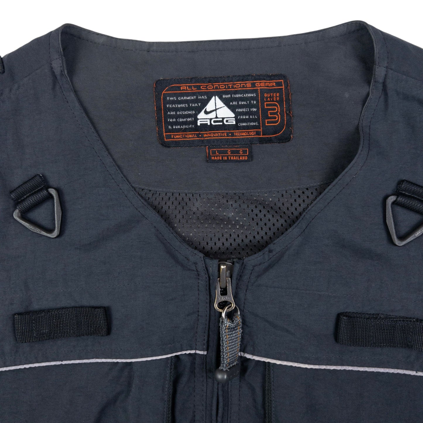 Vintage Nike ACG Cargo Vest Gilet Size L