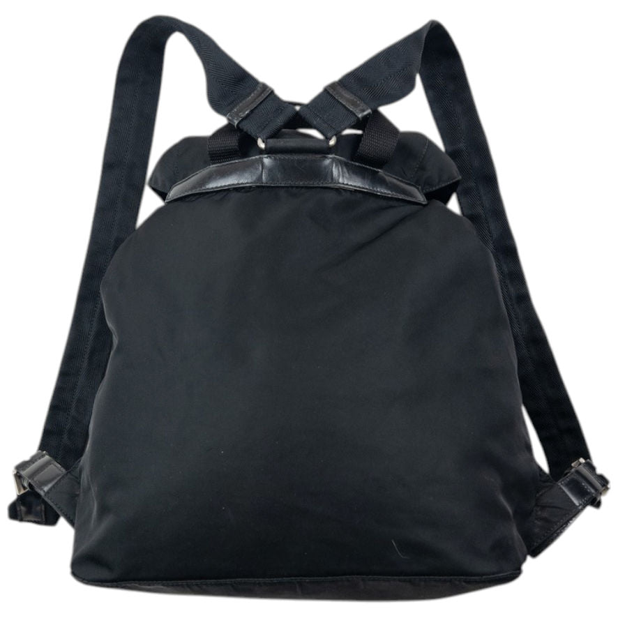 Vintage 2000s Prada Bucket Backpack | O/S, Black