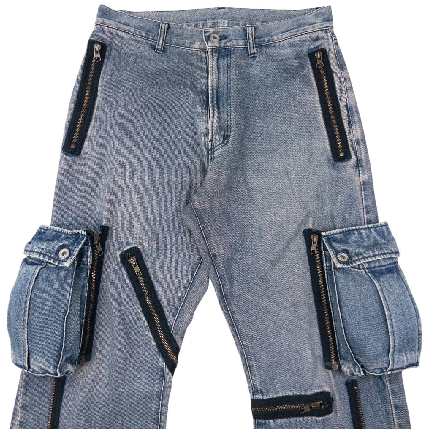 Vintage 2000s PPFM Convertible Zip Denim Jeans Size W32