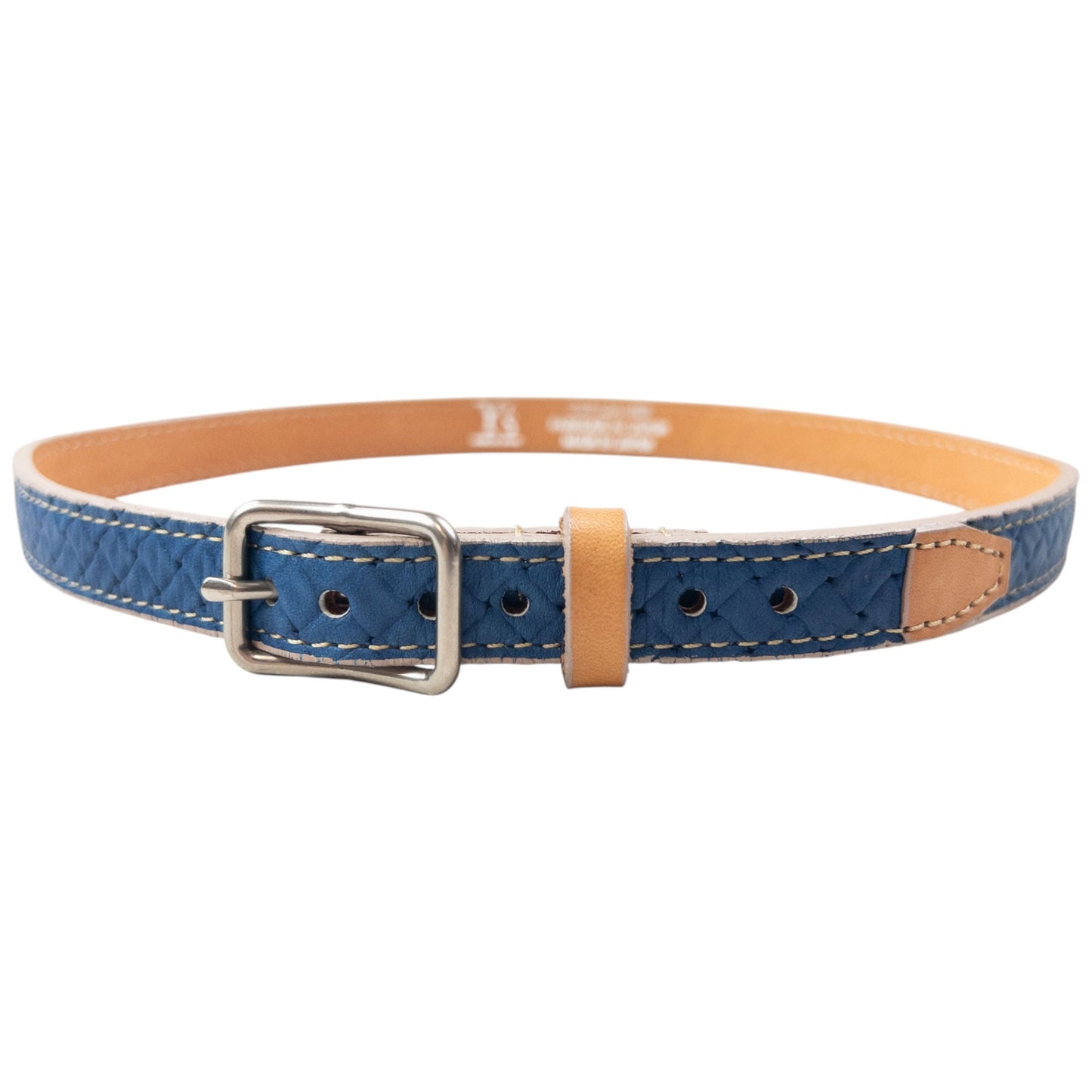 Vintage 2000s Yohji Yamamoto Leather Dog Collar | O/S, Beige