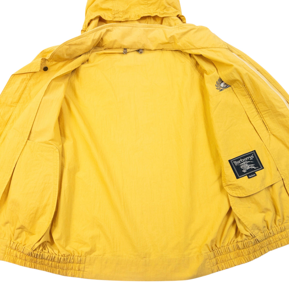 Vintage 90s Burberry Zip Up Jacket Size XS | XS, Yellow